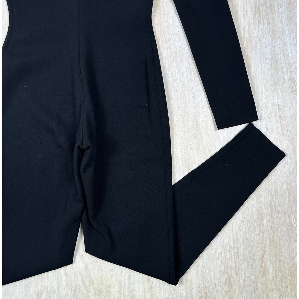 Alaïa Black Long Sleeve Sculpted Knit Jumpsuit Italy Designer Luxury FR 40 US 6 - Picture 2 of 11